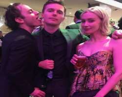 Tyler Johnston consuming alcohol